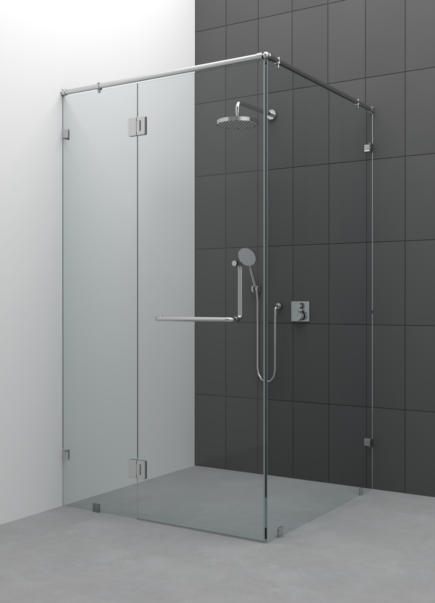 Aura 90 Frameless Shower Cubicle