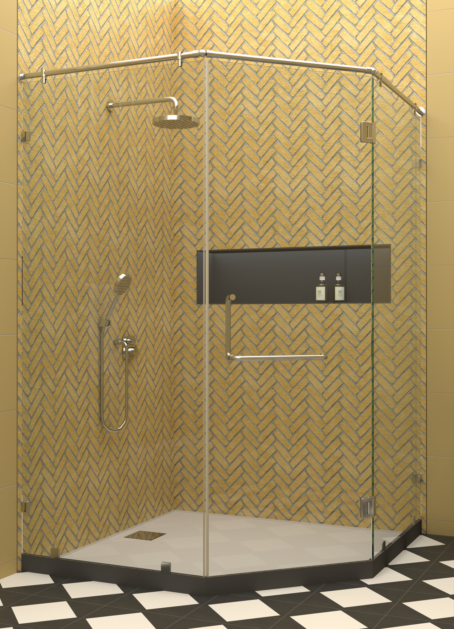 Aura Neo Frameless Shower Cubicle