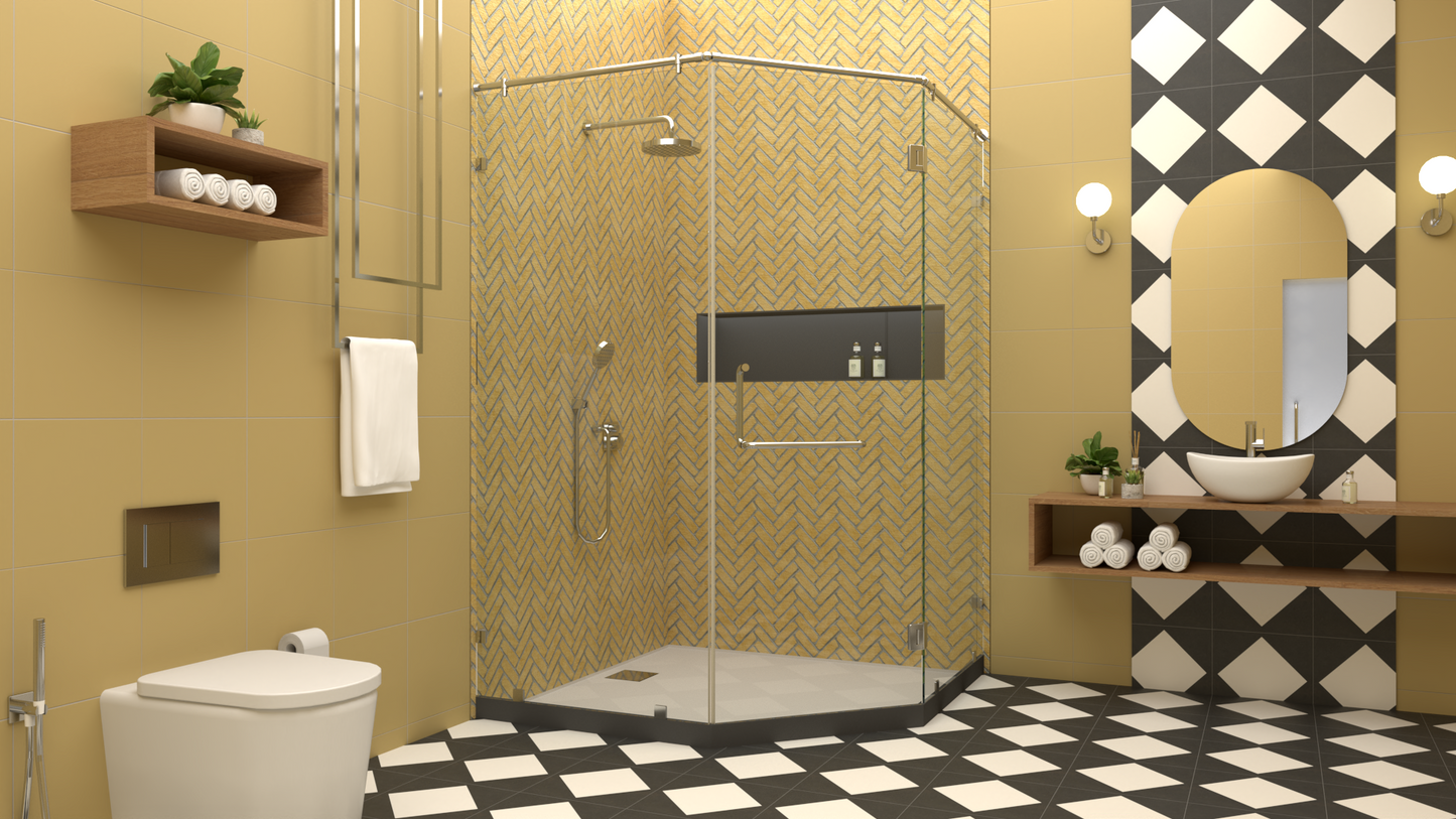 Aura Neo Frameless Shower Cubicle