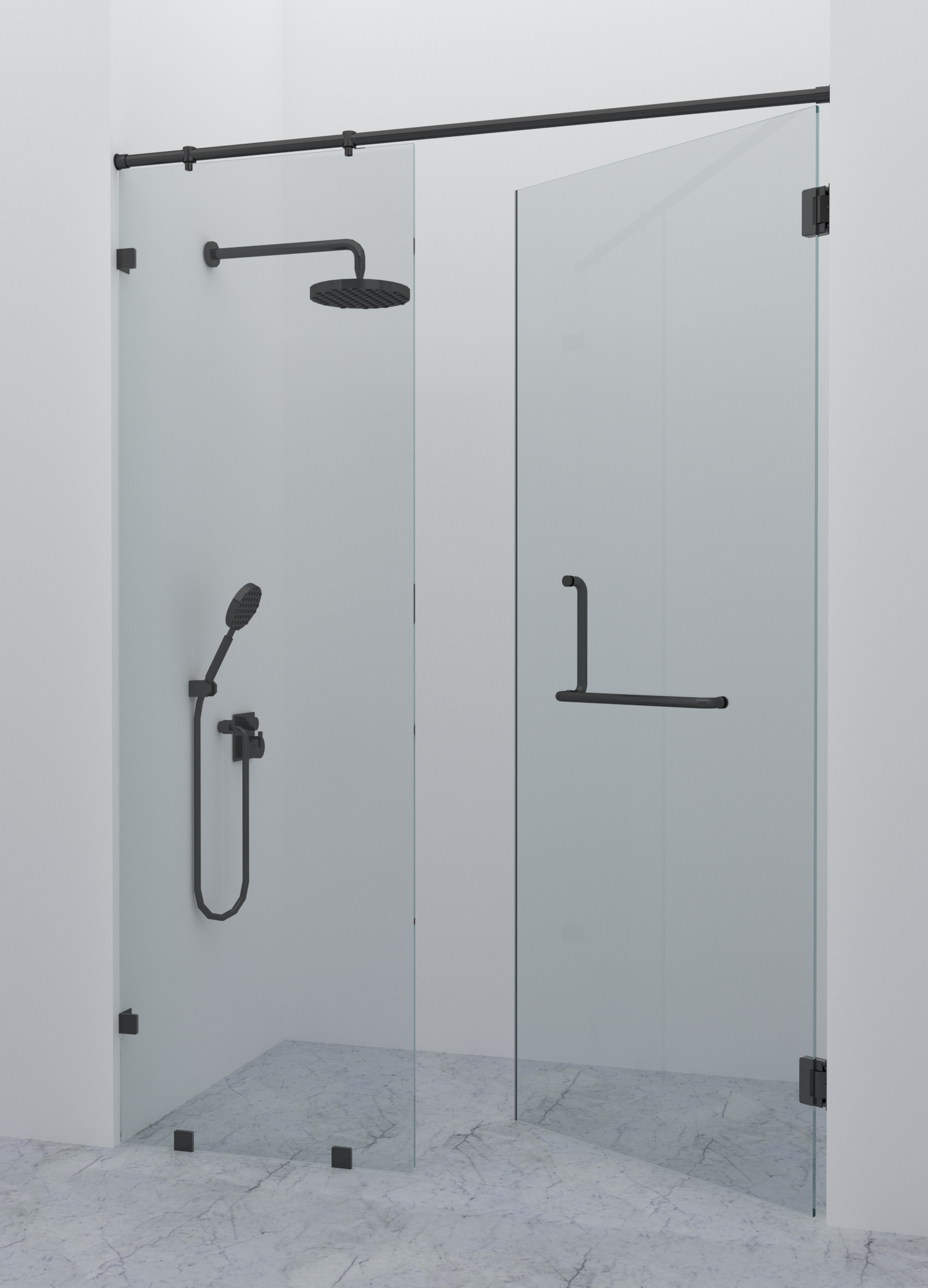 Noir 180 Frameless Shower Enclosure