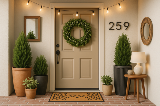 HOW TO DECORATE YOUR ENTRANCE DOORWAY