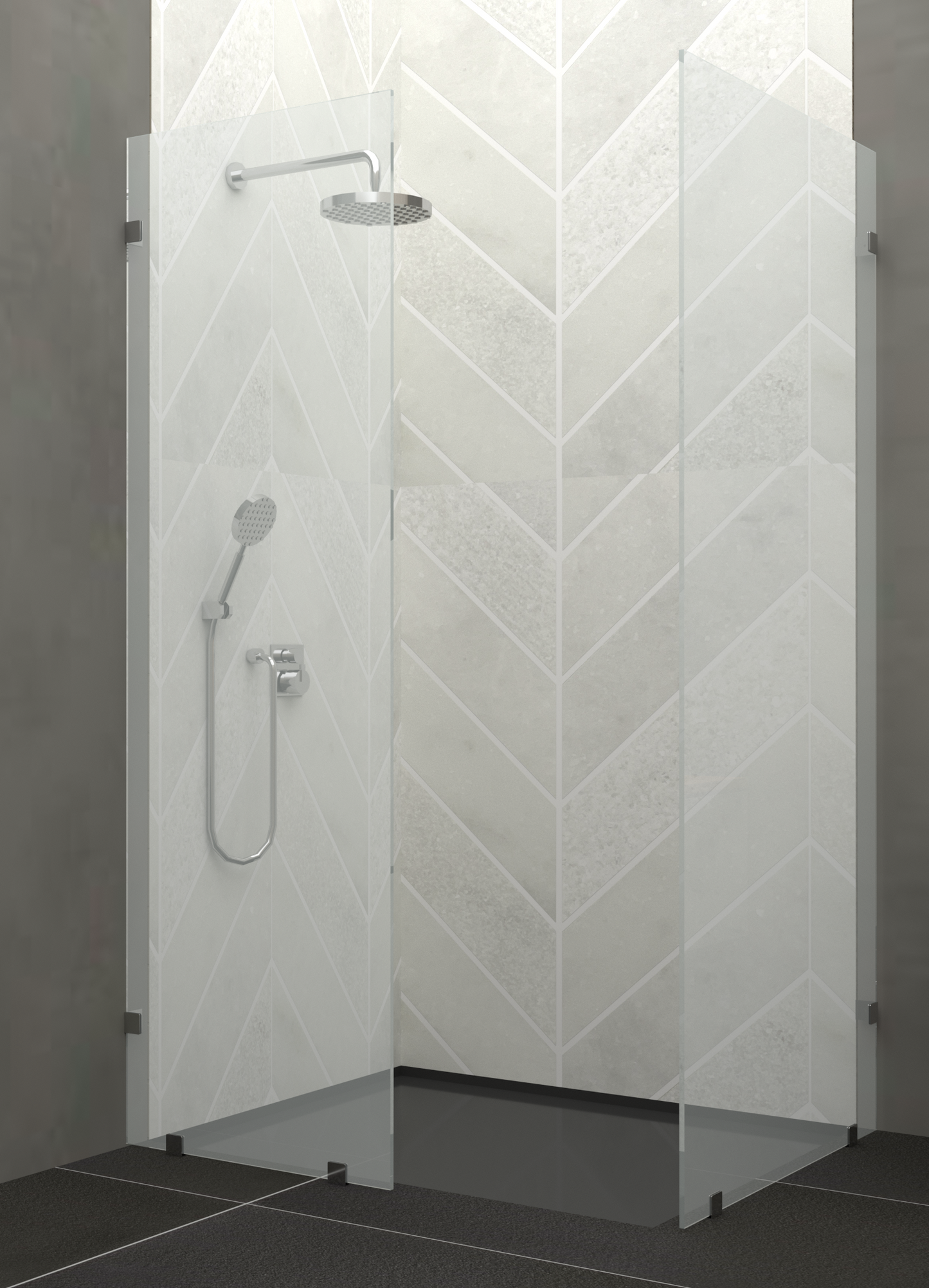 Aura Double Edge Shower Screen