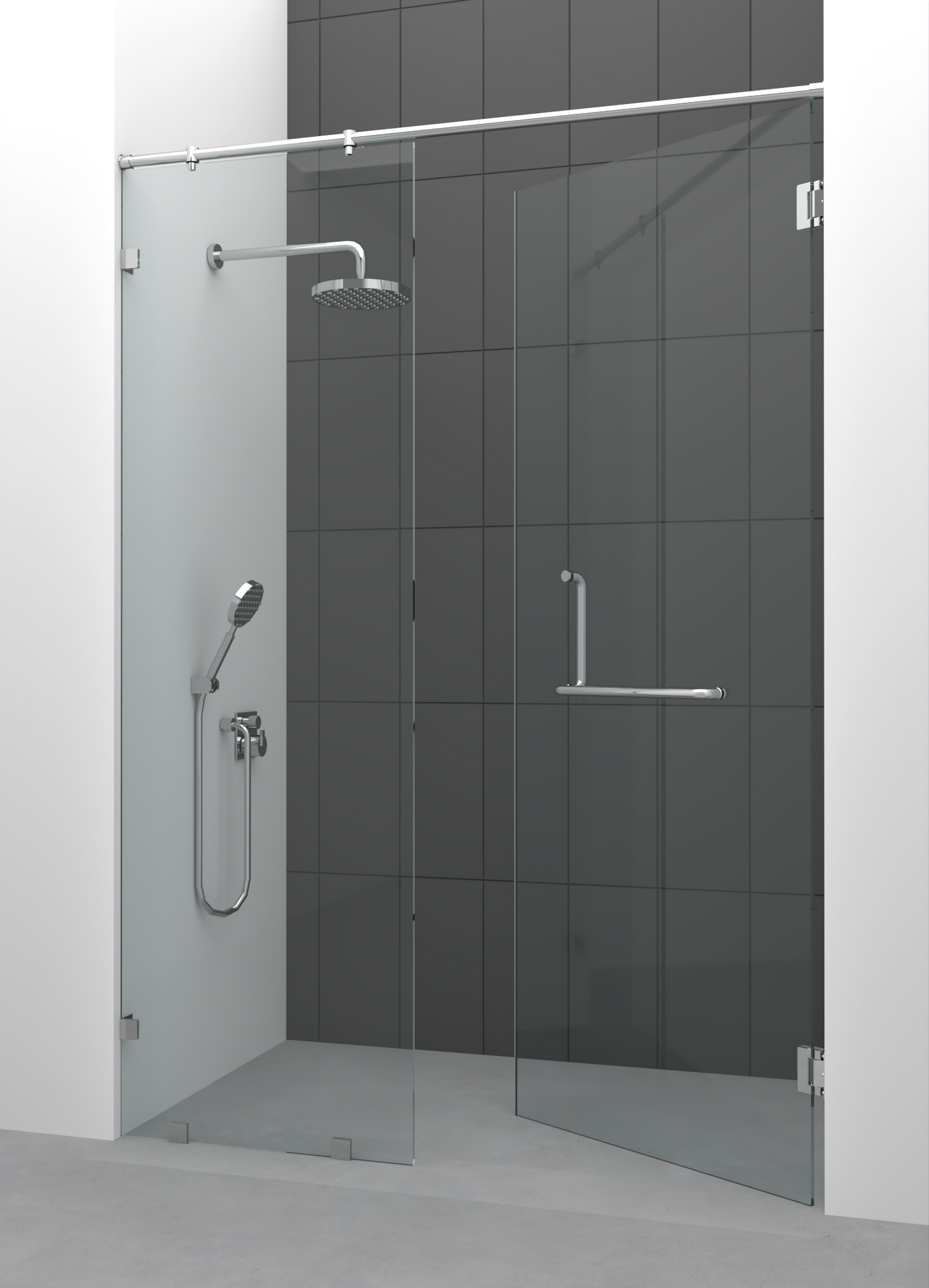 Aura 180 Frameless Shower Enclosure