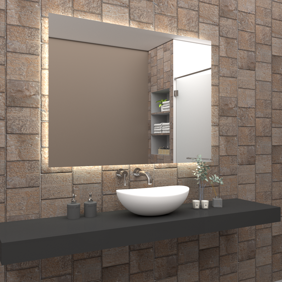 Frameless Mirrors - Rectangular