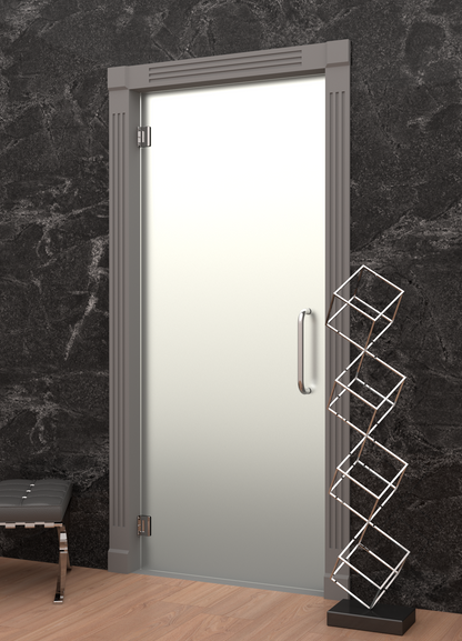 Aura Frameless Bathroom Door (Tempered Glass)